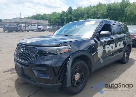 2023 Ford Police Interceptor from USA, damaged, VIN 1FM5K8AB6PGA80240